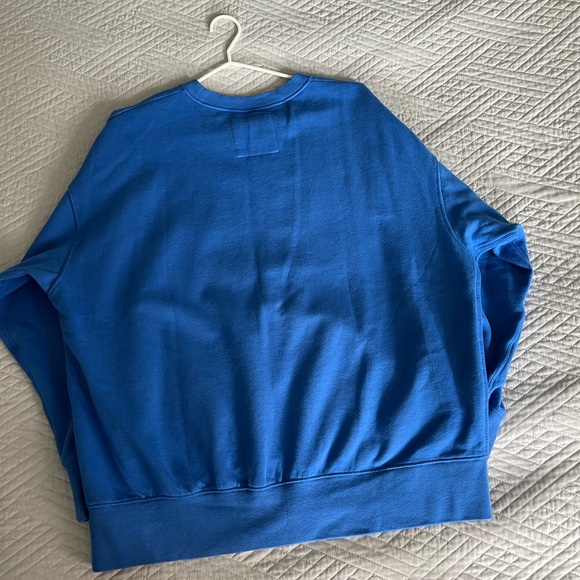 American Eagle - Cozy Blue Crewneck Sweater, Skiing - US LG - Picture 7 of 11
